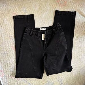 NWT Free People We The Free Night Ride Slim Moto Pants